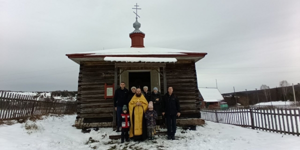 В д. Копосово освящена часовня свт. Николая Чудотворца